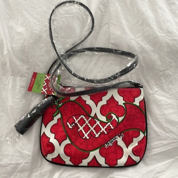 NWT Brighton Peace Love Dove Pouch Crossbody Handbag Tassel - Picture 2 of 5